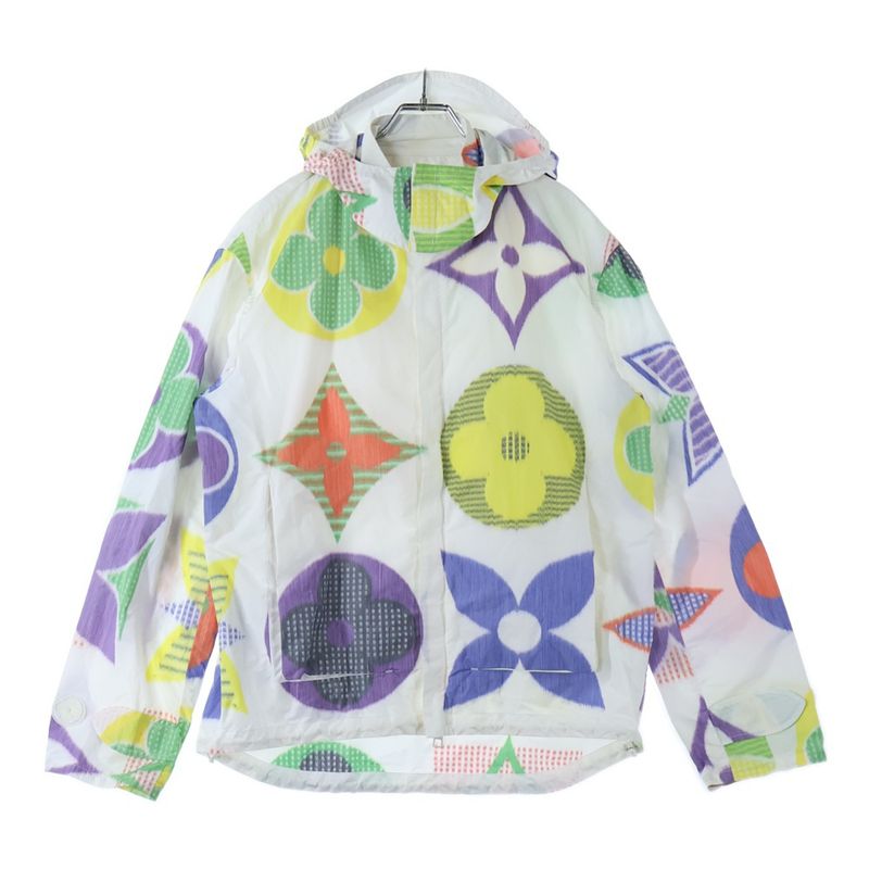 Louis Vuitton 20AW Monogram Windbreaker Zip-up Jacket Multicolor Rm202m XFO