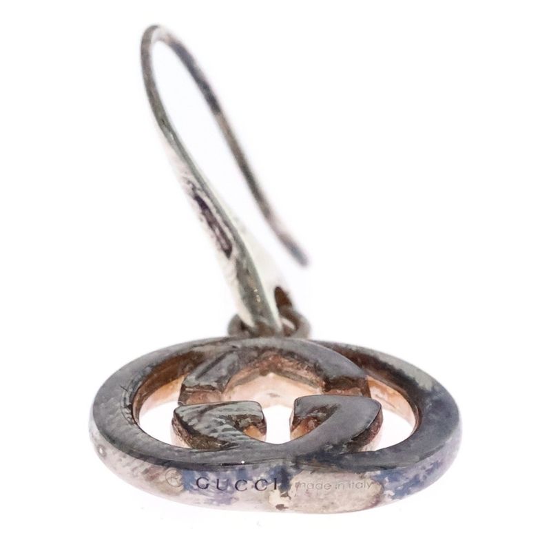 Gucci Interlocking G Hook Earrings Silver