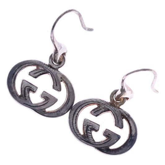 Gucci Interlocking G Hook Earrings Silver