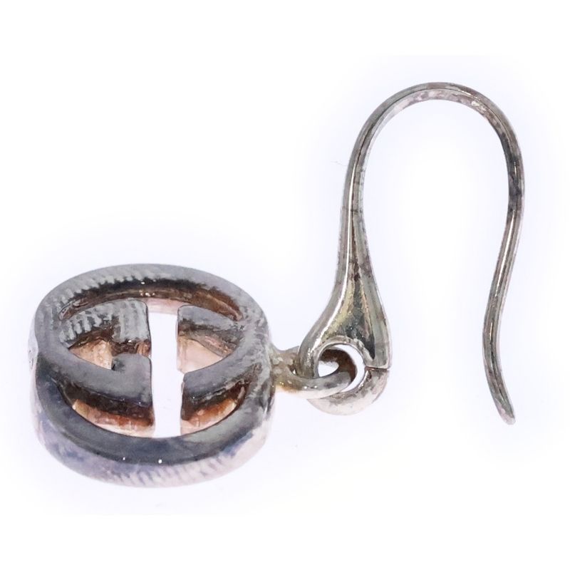 Gucci Interlocking G Hook Earrings Silver