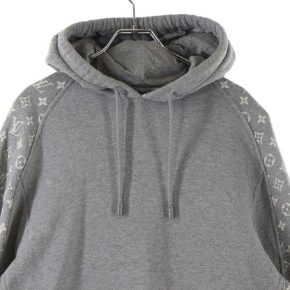 Louis Vuitton 22AW Monogram Circle Cut Pullover Sweatshirt Hoodie Grey Rm222q