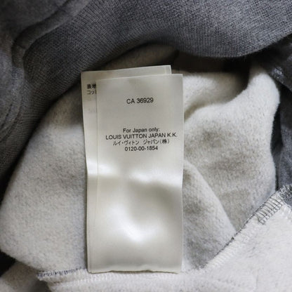 Louis Vuitton 22AW Monogram Circle Cut Pullover Sweatshirt Hoodie Grey Rm222q