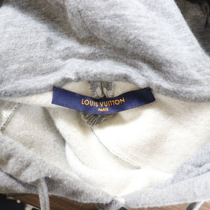 Louis Vuitton 22AW Monogram Circle Cut Pullover Sweatshirt Hoodie Grey Rm222q