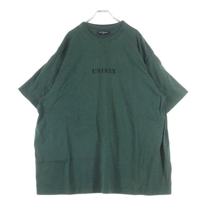 Balenciaga 20SS Unisex Print Tee Front Print Layered Short-sleeved T-shirt Cut