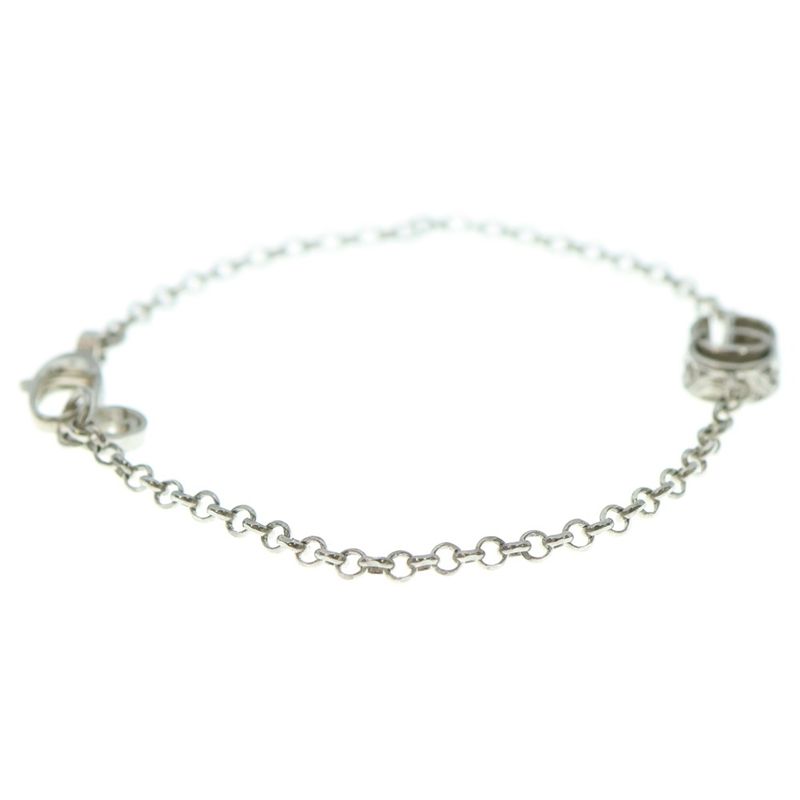 Gucci GG Marmont Double G Chain Bracelet Silver Ag925 770756