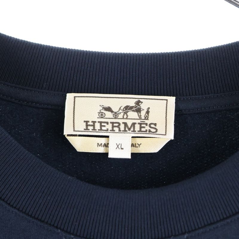 Hermes 24SS Boite Surprise Boite Surprise Horse H Logo Print Crew Neck Pullover