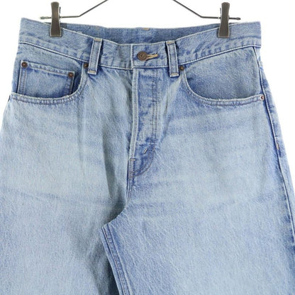 Celine Wide Leg Golden Harmony Washed Straight Denim Pants Jeans Indigo