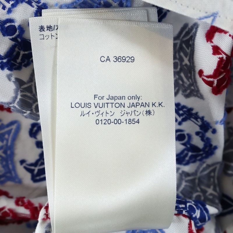 Louis Vuitton 21AW Monogram Signature Jacquard Pattern Short-sleeved Shirt
