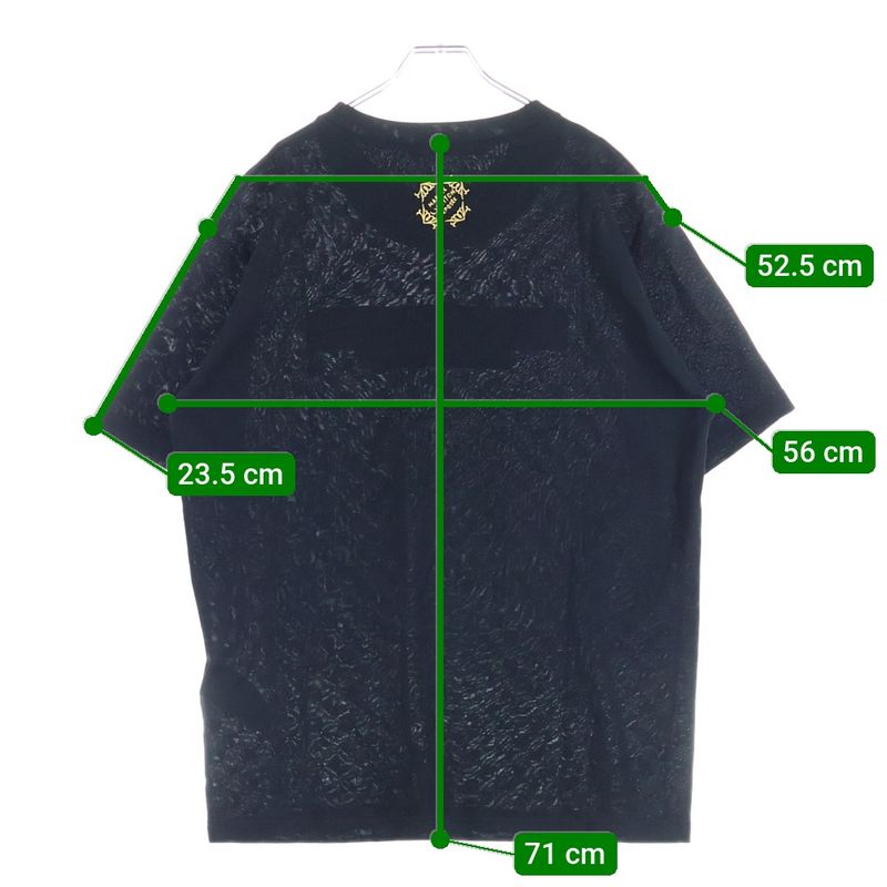 Louis Vuitton 25AW Embellished Damier Piqué Logo Embroidery Crew Neck Short