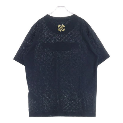 Louis Vuitton 25AW Embellished Damier Piqué Logo Embroidery Crew Neck Short