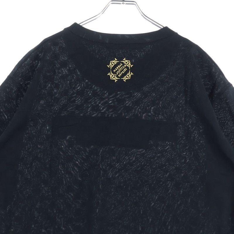 Louis Vuitton 25AW Embellished Damier Piqué Logo Embroidery Crew Neck Short