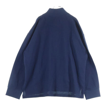 Loewe Anagram Logo Embroidered Deer High Neck Stand Collar Long Sleeve Polo