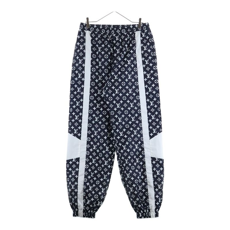 Louis Vuitton 24AW Monogram Allover Print Nylon Technical Track Long Jogger
