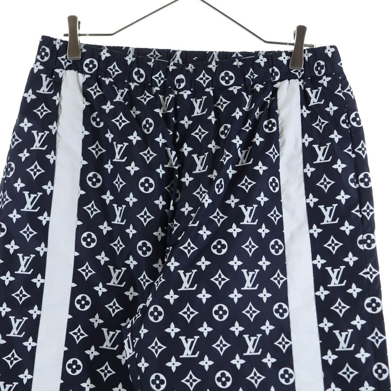 Louis Vuitton 24AW Monogram Allover Print Nylon Technical Track Long Jogger