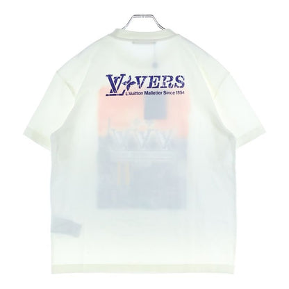 Louis Vuitton 25SS Embellished Graphic Print Bijoux Rhinestone Logo Crew Neck