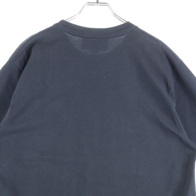 Gucci 19SS Blade Logo Print Crew Neck Short Sleeved T-shirt Cut And Sewn Black