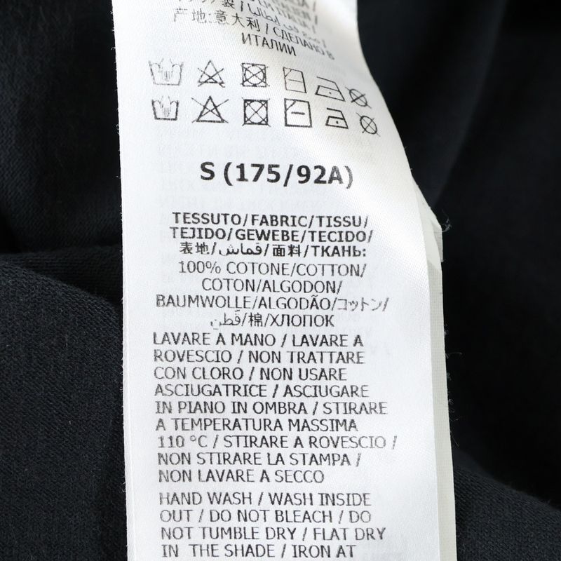 Gucci 19SS Blade Logo Print Crew Neck Short Sleeved T-shirt Cut And Sewn Black