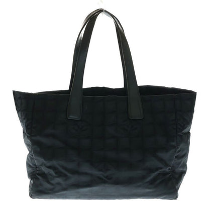 Chanel New Travel Line Tote MM Tote Handbag Black Nylon Gold Hardware