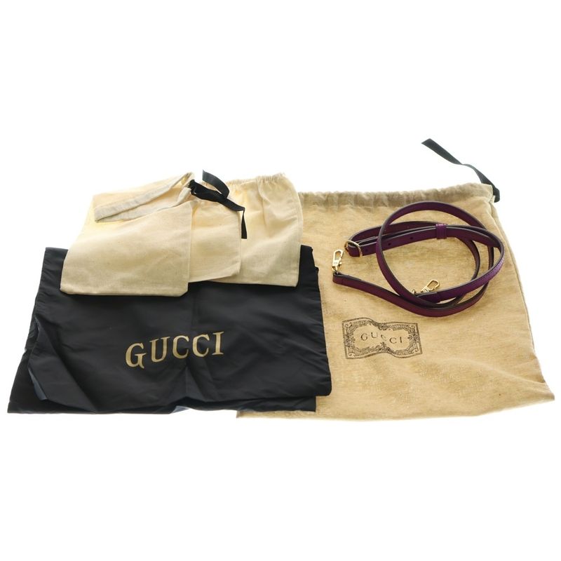 Gucci Bamboo Diana Mini 2WAY Bag Handbag Mini Bag Shoulder Bag Purple And