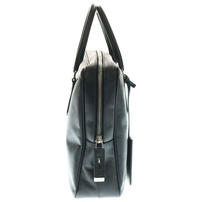 Prada Saffiano Leather Business Bag Black Vs0305 F