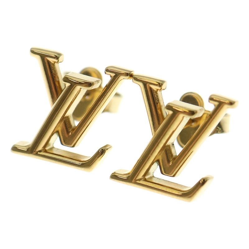 Louis Vuitton LV Iconic Earrings Ear Accessories Gold GP M00743