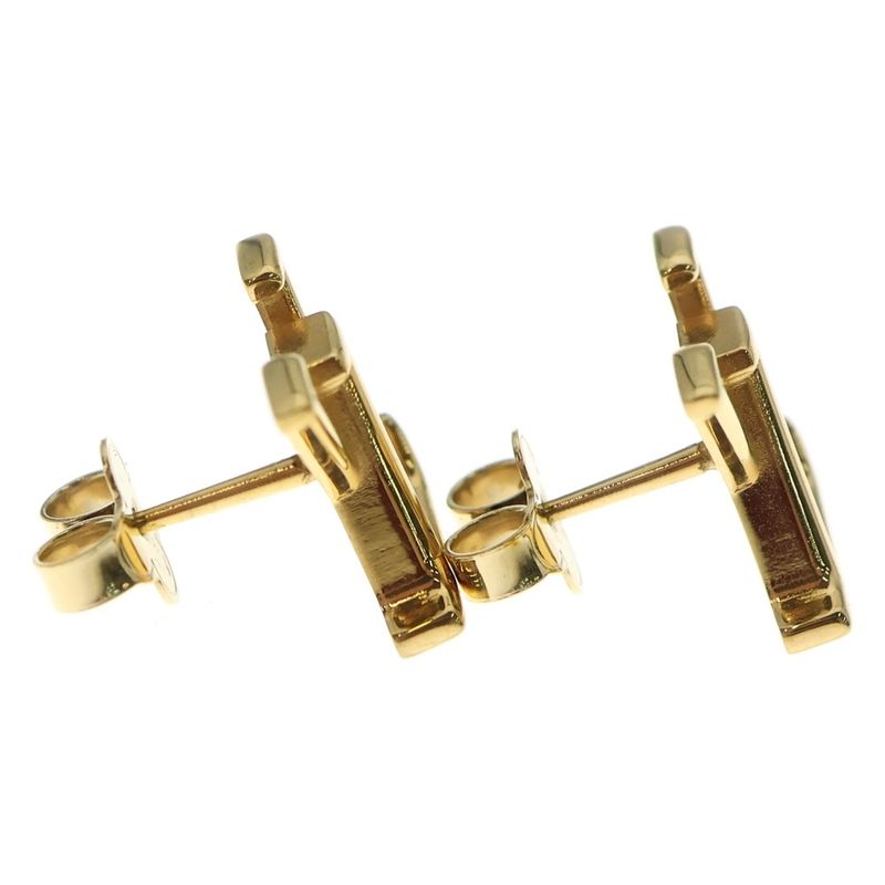 Louis Vuitton LV Iconic Earrings Ear Accessories Gold GP M00743