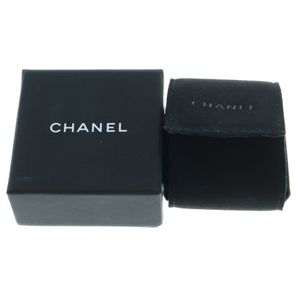 Chanel Coco Mark Stone Earrings Black/gold GP F24P