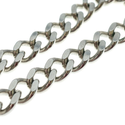 Christian Dior CD Icon Necklace Pendant Chain Silver