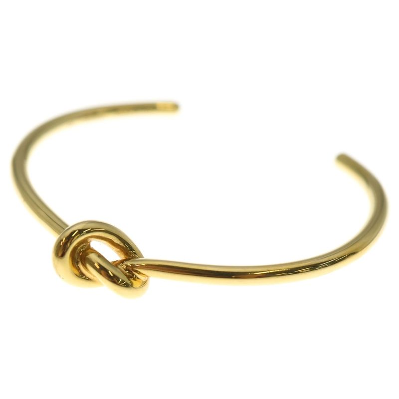 Celine Knot Extra Thin Bracelet Bangle Gold GP