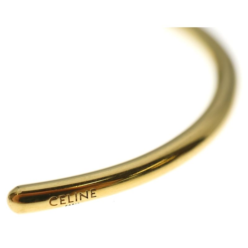Celine Knot Extra Thin Bracelet Bangle Gold GP