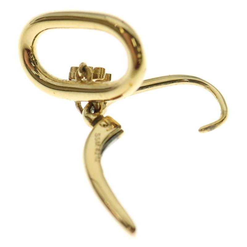 Celine Triomphe Hoop Earrings Gold GP