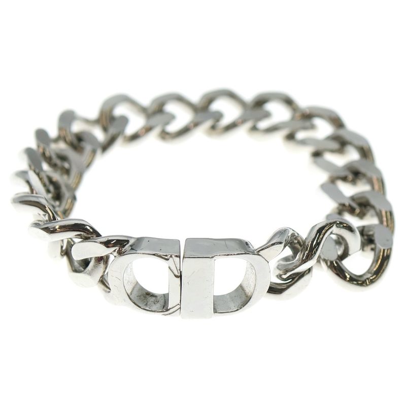 Christian Dior CD Icon Bracelet Chain Silver
