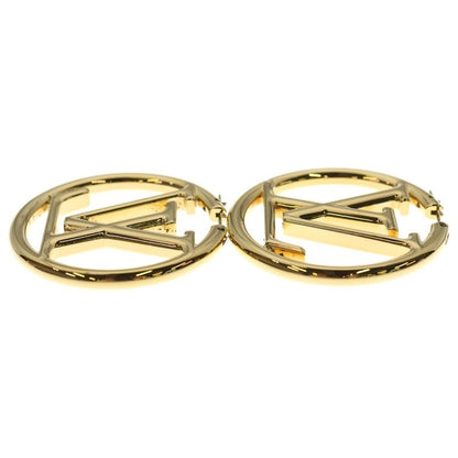 Louis Vuitton Bucheur Dreille Louise Hoop Earrings Gold GP M64288