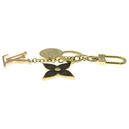 Louis Vuitton Spring Street Key Holder Key Ring Bagcharm Brown And Gold M69008
