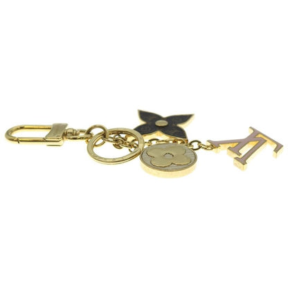 Louis Vuitton Spring Street Key Holder Key Ring Bagcharm Brown And Gold M69008
