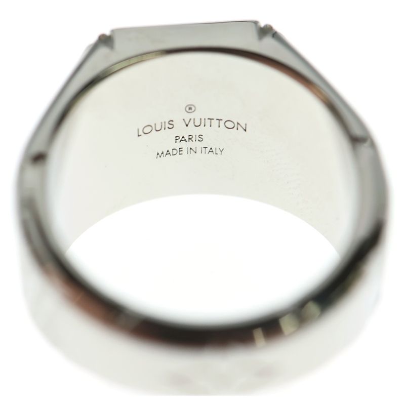 Louis Vuitton Signet Ring Silver M62487