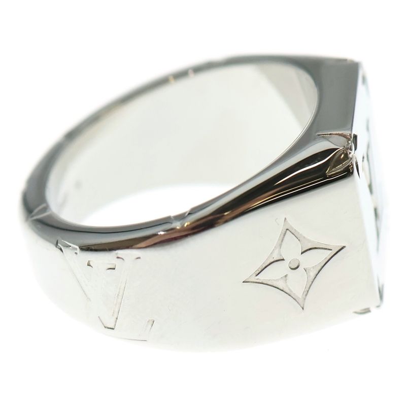 Louis Vuitton Signet Ring Silver M62487
