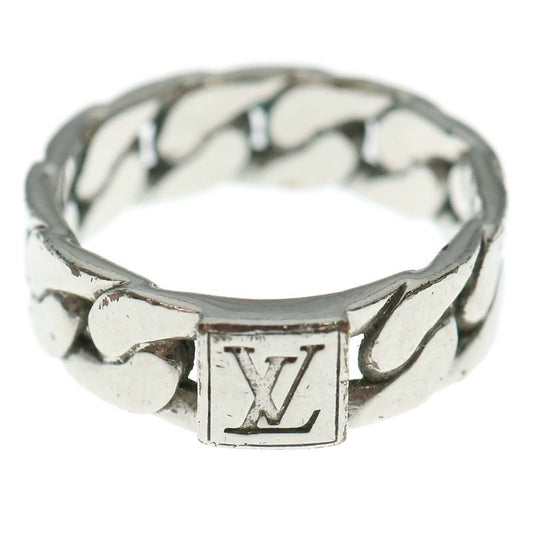 Louis Vuitton Mosaic Chain Ring Silver M1533m