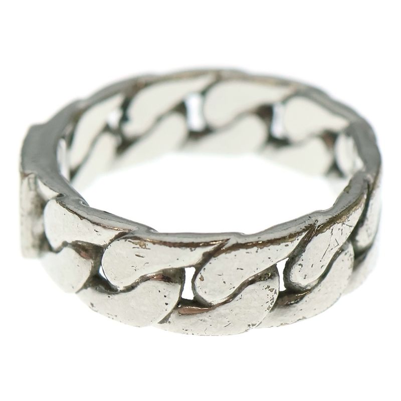 Louis Vuitton Mosaic Chain Ring Silver M1533m