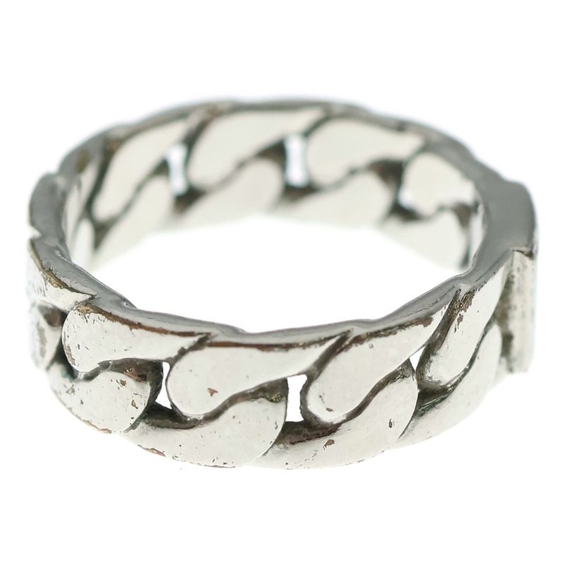 Louis Vuitton Mosaic Chain Ring Silver M1533m