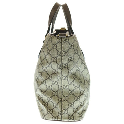 Gucci GG Supreme Mystic Cat 2WAY Bag Brown PVC X Leather 473887