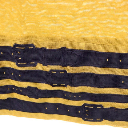 Hermes Belt Design Viscose Rayon Knit Sleeveless Tank Top Cut And Sewn Top