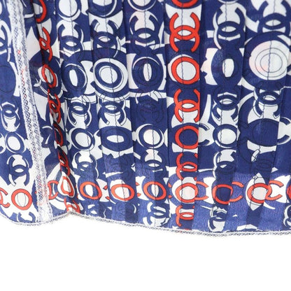 Chanel 07AW Coco Mark Allover Print Square Neck Lace Switch Puff Half Sleeve