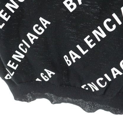 Balenciaga Mini Allover Logo Sweater Mini Allover Logo Print Crewneck Pullover