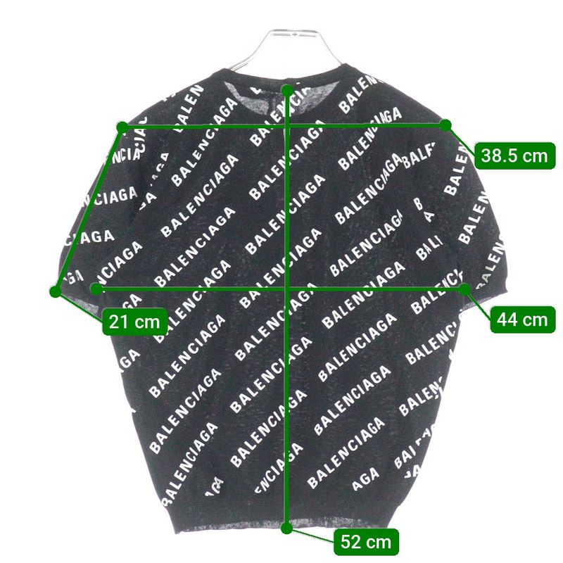 Balenciaga Mini Allover Logo Sweater Mini Allover Logo Print Crewneck Pullover