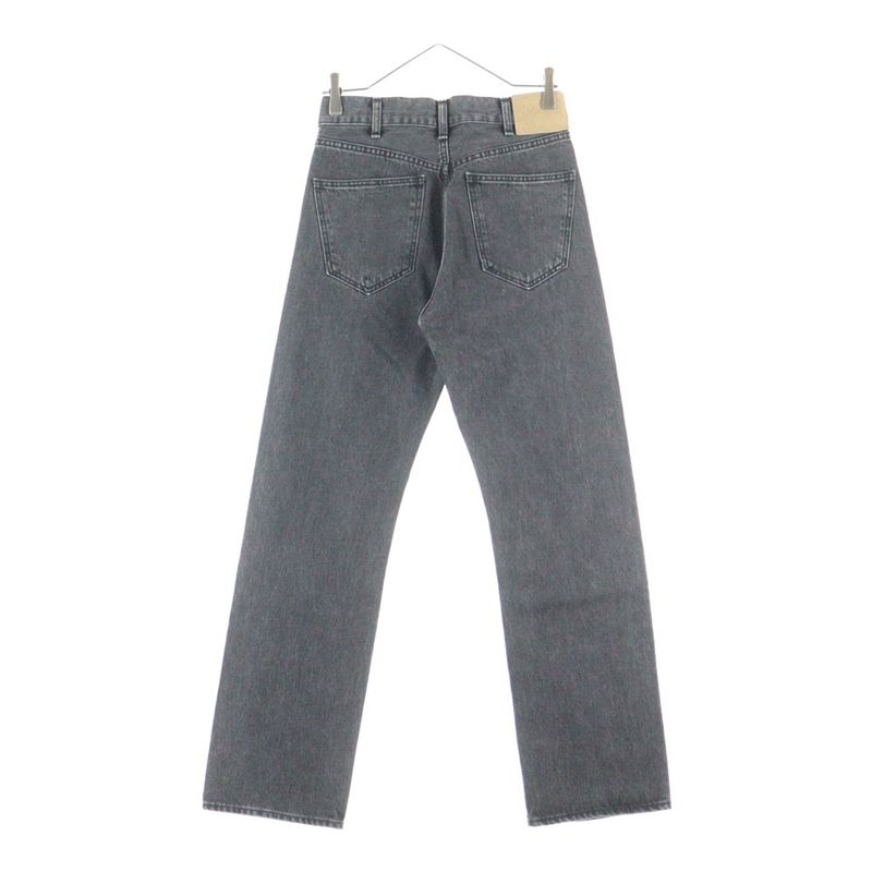 Celine 23AW KURT Jeans Washed Damaged Denim Pants Jeans Black N574 947F