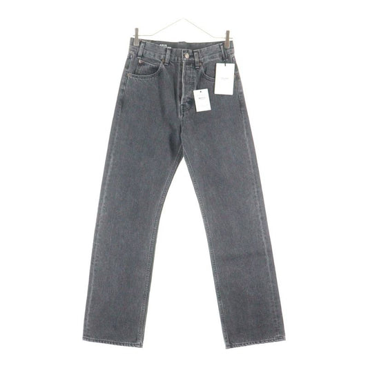 Celine 23AW KURT Jeans Washed Damaged Denim Pants Jeans Black N574 947F
