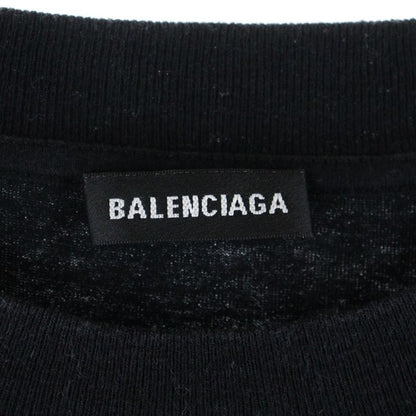 Balenciaga WFP Logo Print Short-sleeved T-shirt Cut And Sewn Black/white 541874