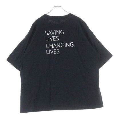 Balenciaga WFP Logo Print Short-sleeved T-shirt Cut And Sewn Black/white 541874