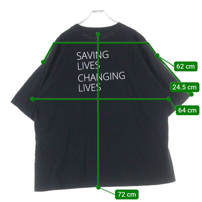 Balenciaga WFP Logo Print Short-sleeved T-shirt Cut And Sewn Black/white 541874